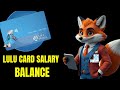 How To Check Lulu Salary Card Balance -  Lulu exchange salary card balance check