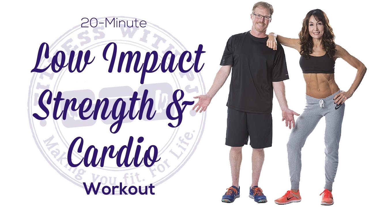 20Minute Low Impact Strength & Cardio (all levels) YouTube