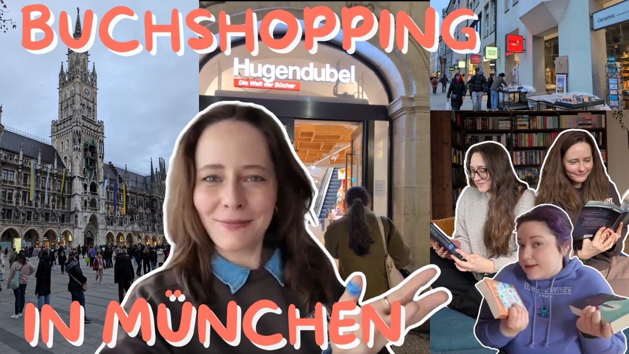 Passt das alles noch in den Koffer?🧳Buch-Shopping Vlog in München | 3 Bookies on Tour