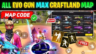 ALL EVO GUN MAX CRAFTLAND CODE || CRAFTLAND ALL EVO GUN MAX || FREE FIRE CRAFTLAND EVO GUN MAPCODE screenshot 4