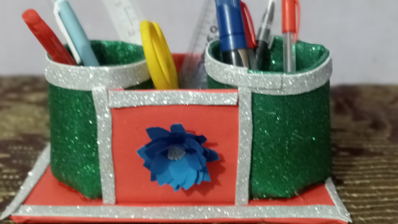 creative pen box new design jaisika.creation YouTube