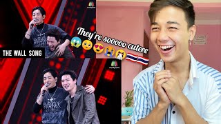 The Wall Song ร้องข้ามกำแพง | "คริส พีรวัส" Feat. "เป๊ก ผลิตโชค" Performs Sugar | REACTION