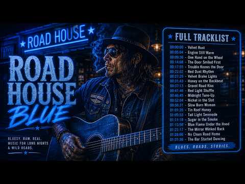 The BEST Roadhouse Blues | Gritty Electric Blues Guitar, Southern Groove & Raw Bar Energy