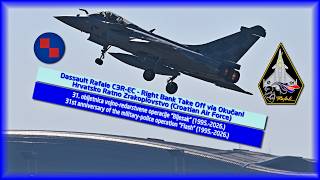 🇭🇷Dassault Rafale C3R-EC (HRZ) Right Bank Take Off via Okučani_Operation "Flash" (1995.-2026.)