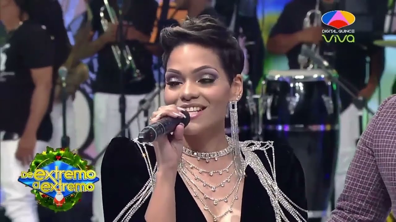 Didi Hernandez en su presentación para de Extremo a Extremo