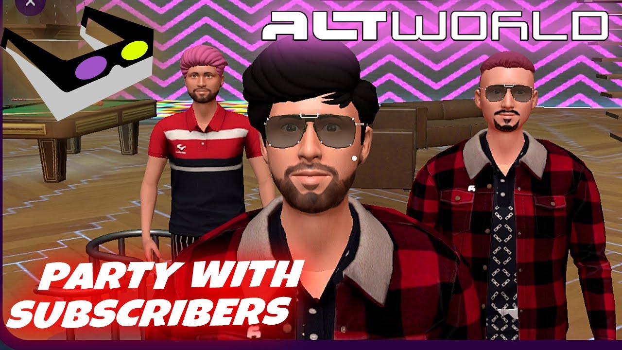I MET MY SUBSCRIBERS RANDOMLY AT PARTY ROOM IN ALTWORLD !!!