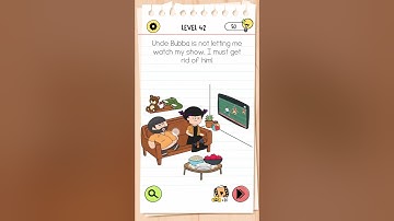 Brain Test 4 : Tricky Friends Level 42 Walkthrough