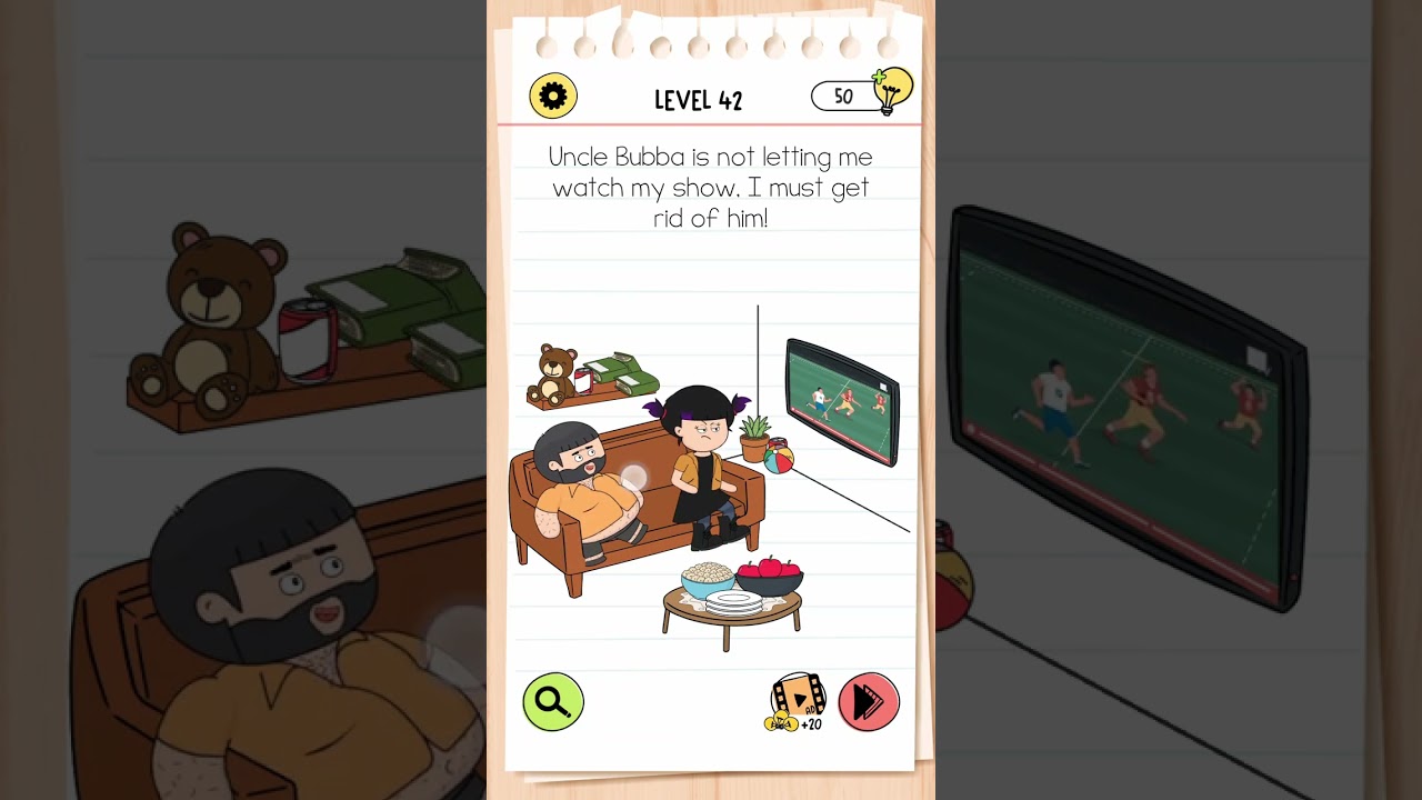 Brain Test 4: Tricky Friends - Level 42 Answer