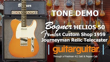 Bogner Helios 50 with Fender Custom Shop Telecaster