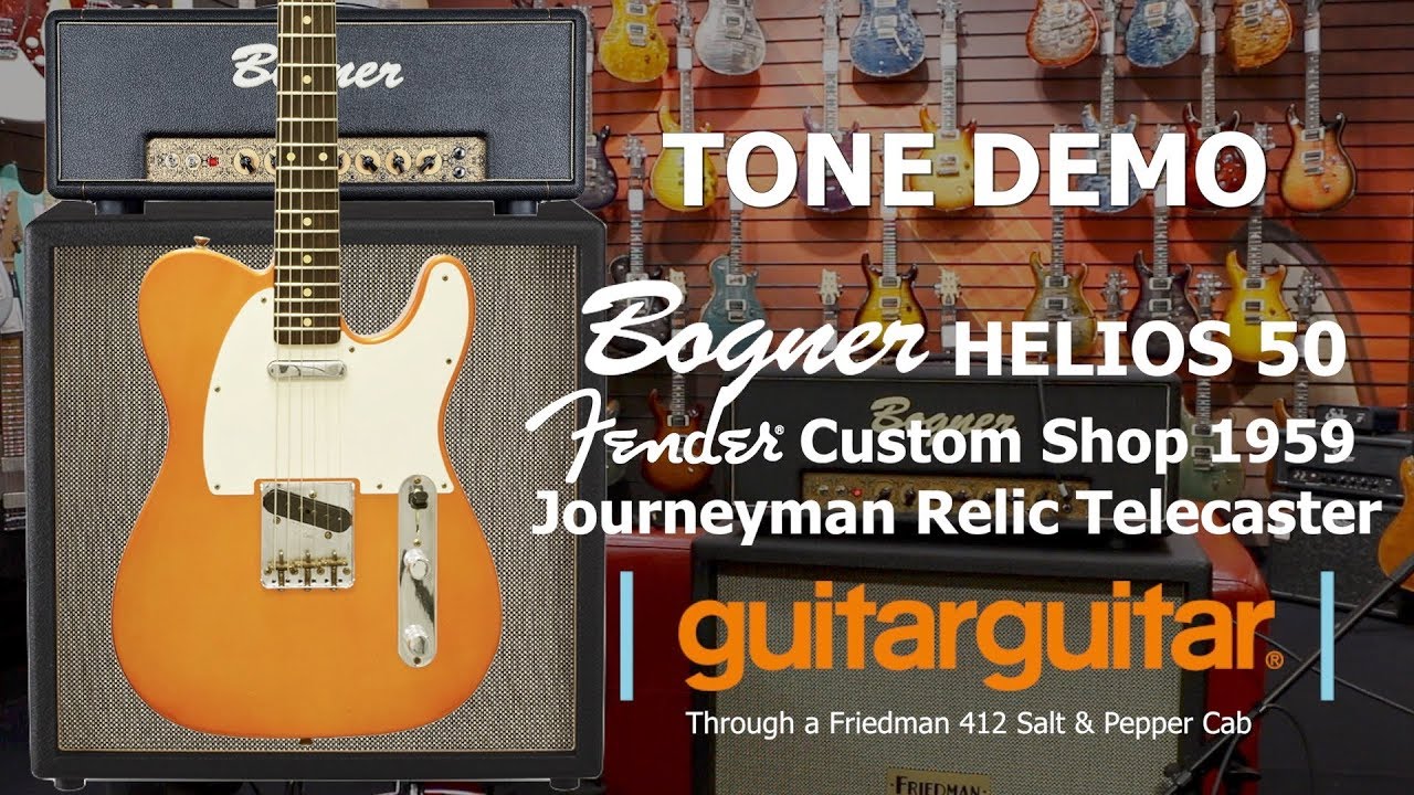 Bogner Helios 50 with Fender Custom Shop Telecaster