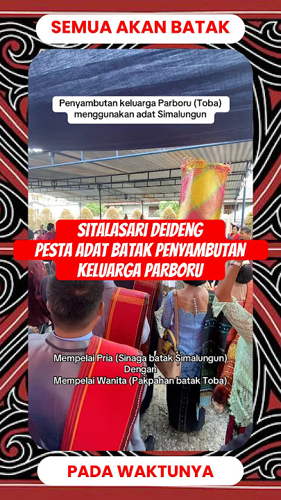 FULL Deideng sitalasari tortor simalungun memyambut keluarga parboru di pesta adat batak