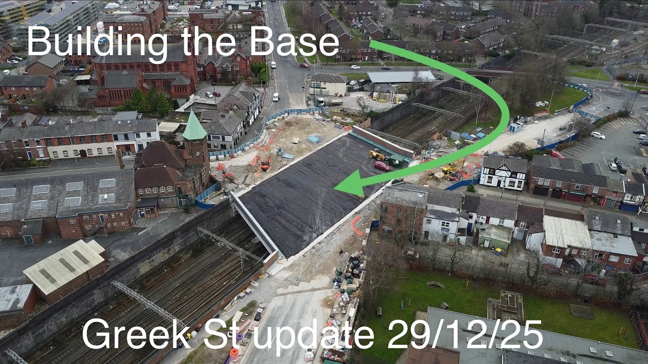 Проект замены железнодорожного моста на улице Greek Street в Стокпорте | Обновление от 29.12.25