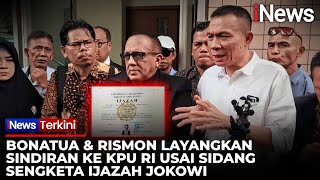 Download Lagu FULL Bonatua \u0026 Rismon Kritik Pedas KPU RI usai Sidang Sengketa Ijazah Jokowi di KIP | iNews Terkini MP3
