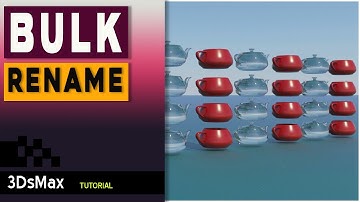 BULK RENAME in 3dsmax | @Quick3D