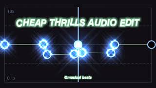 Cheap Thrills Audio Edit. Cap Cutplease Help Me To Hit 500 Subscribers