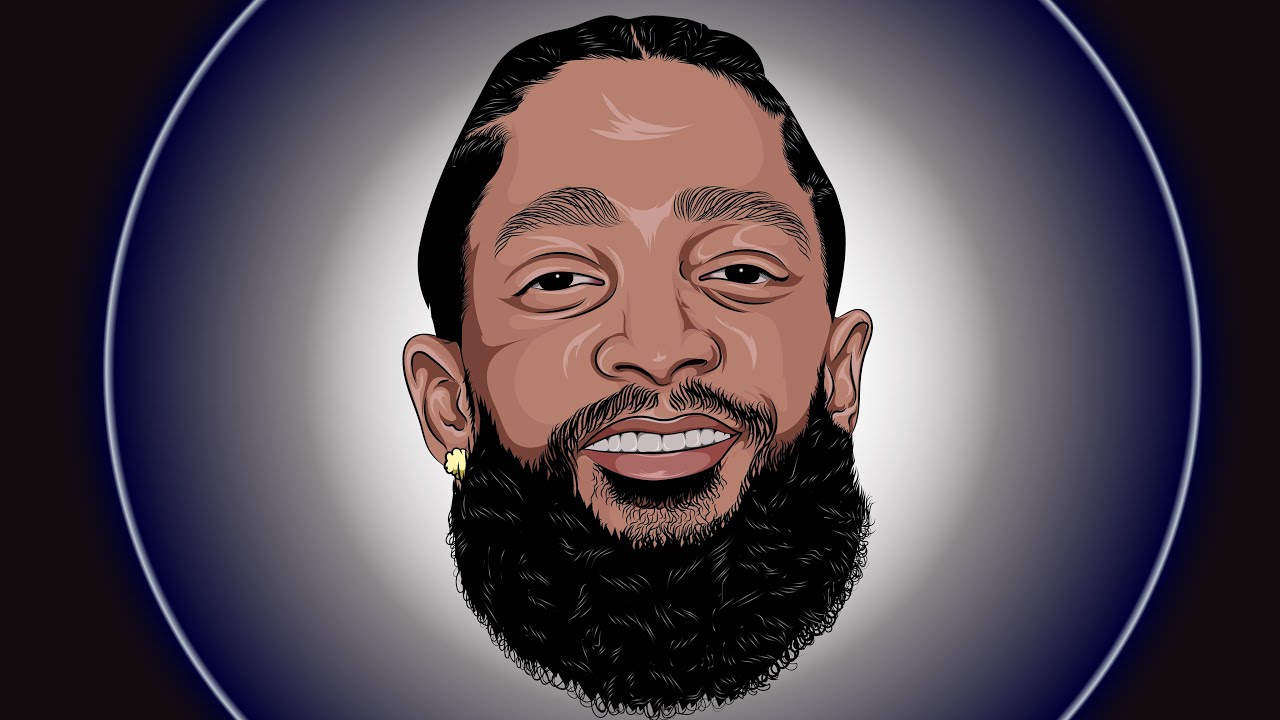Watch Me Create a Nipsey Hussle Vector Portrait | Vector Art | Speedart | 