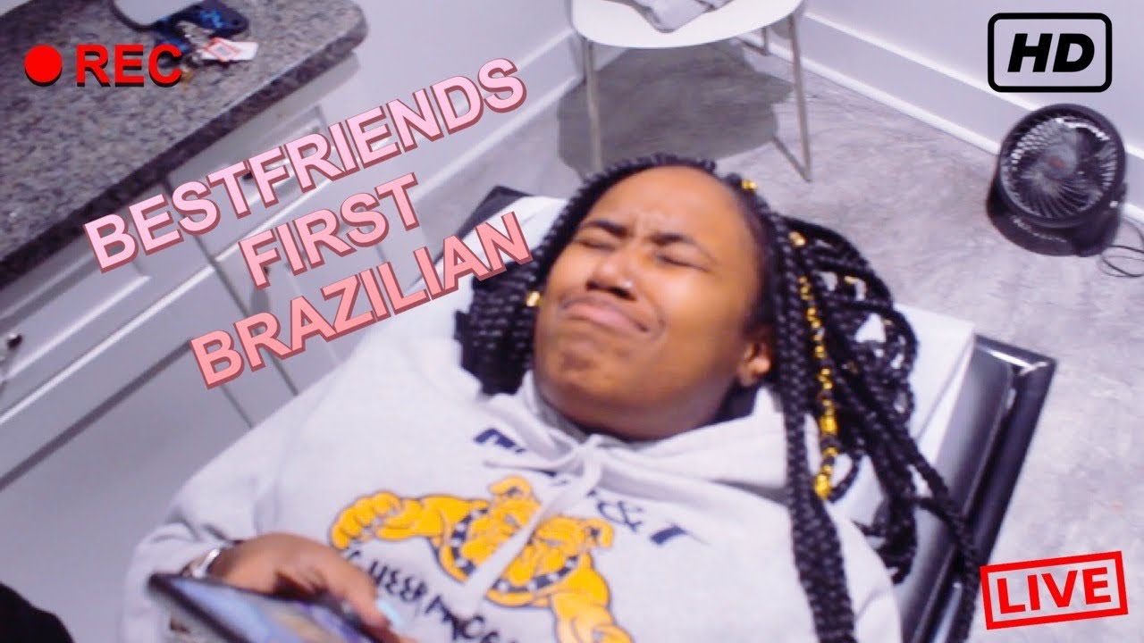 BESTFRIENDS FIRST BRAZILIAN WAX ‼️ | Nue Brows to Brazilian