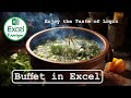 "Dynamic Veggie Buffet Bill - Automated Pricing Included" #ExcelTricks #excelinvoice