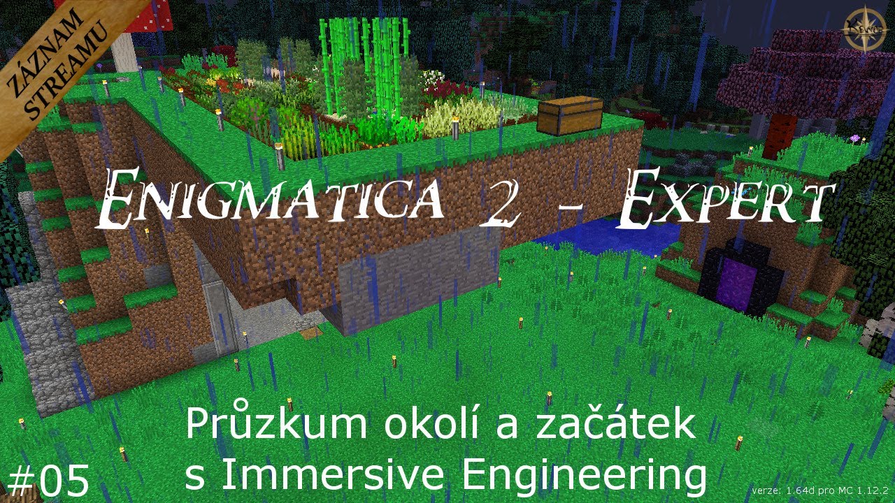 Enigmatica 2 Expert - 05 - Průzkum okolí a začátek s Immersive ...