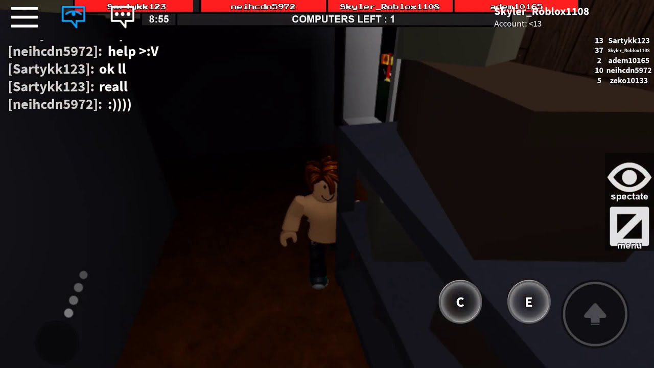 World best hiding spot in flee the facility YouTube