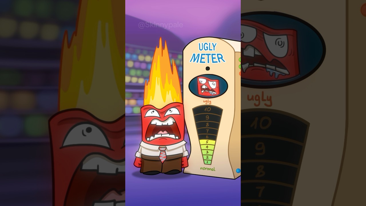 Ver The Ugly Face Meter (Inside out 2 Animation) #shorts #animation #memes no YouTube Ver The Ugly Face Meter (Inside out 2 Animation) #shorts #animation #memes no YouTube