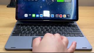 Metallic iPad Pro 12 9 Keyboard Case With 7 Ports