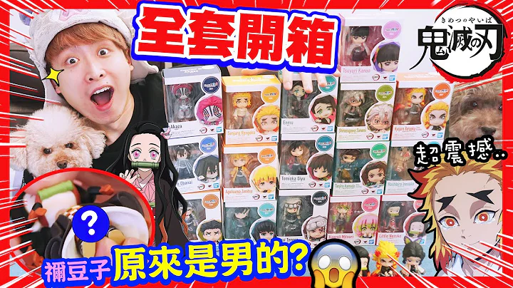 【震撼😲】超壯觀20隻「全套鬼滅の刃Figuarts mini」開箱！😍首個「炎柱弟弟」模型！禰豆子原來是男的😱？哪隻最值得收藏？(中文CC字幕) - 天天要聞