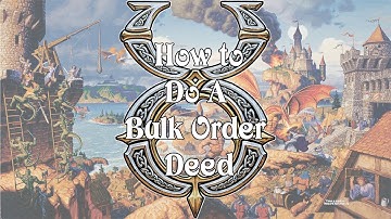 Ultima Online - How To Do Bulk Order Deeds