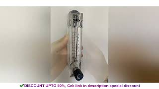 PMMA Liquid Flowmeter Water Flow Meter Panel Rotameter With Control Valve LZM-15T 0.2-2LPM