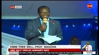 LIVE: Late Prof. George Magoha Funeral - Siaya II 11th  February 2023 II www.kbc.co.ke