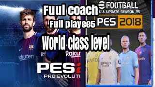 UPDATE PES18 MOBILE OFFLINE COACH FULL PLAYER FULL (APK) screenshot 5
