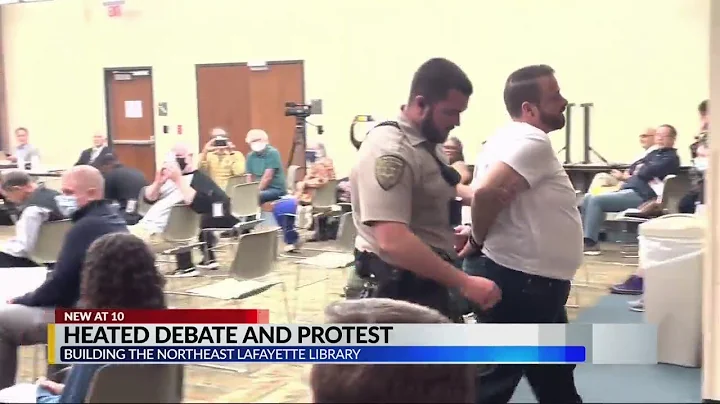 Heated debate, arrest at meeting of library board