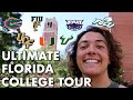 Touring every florida college so you dont have to  uf um ucf fau etc