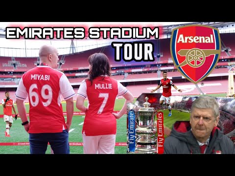 ARSENAL EMIRATES STADIUM LEGEND TOUR! ARSENAL FC LONDON with Mullie and Andy [Myfunfoodiary]