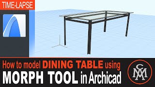 Archicad Morph (EP #2) | HOW TO MODEL DINING TABLE