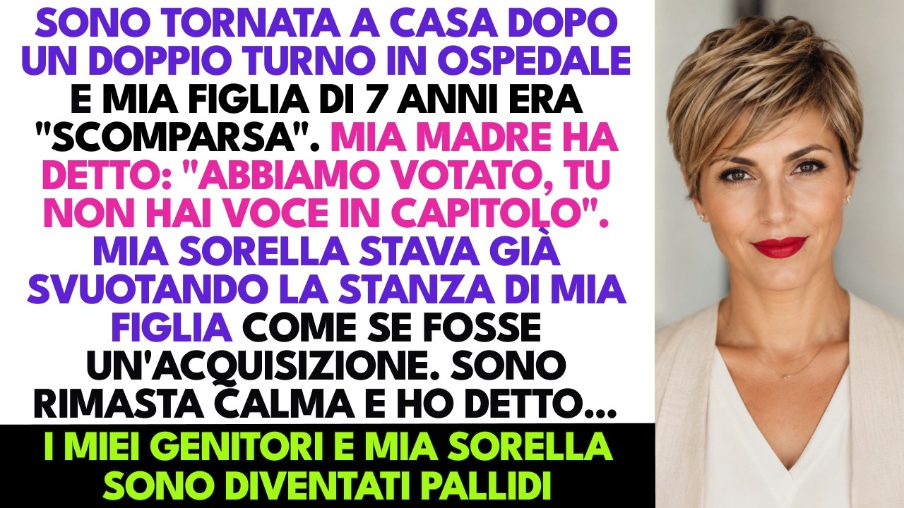 Mia madre ha mandato mia figlia di sette anni da suo padre con una bugia, poi ha votato per trasformare la sua camera da letto in uno studio per la mia sorellastra. Quando sono tornata a casa dopo...
