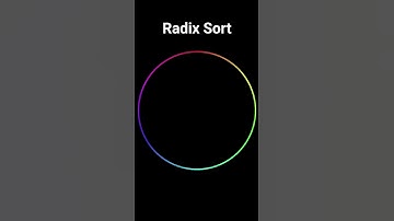 Sorting Algorithms: Radix Sort (Random Shuffle)