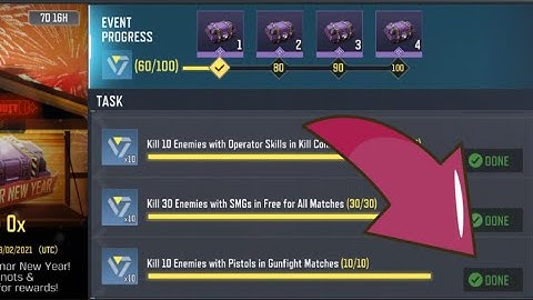 Call Of Duty Mobile Kill 10 Enemies with Pistols in Gunfight Matches Task Complete