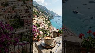 Morning Coffee Jazz – Amalfi Vibes ☀️ #coffee #jazzmusic #backgroundbeats #lofimu
