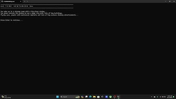 Python Text Based RPG Demo - TimeVenturers