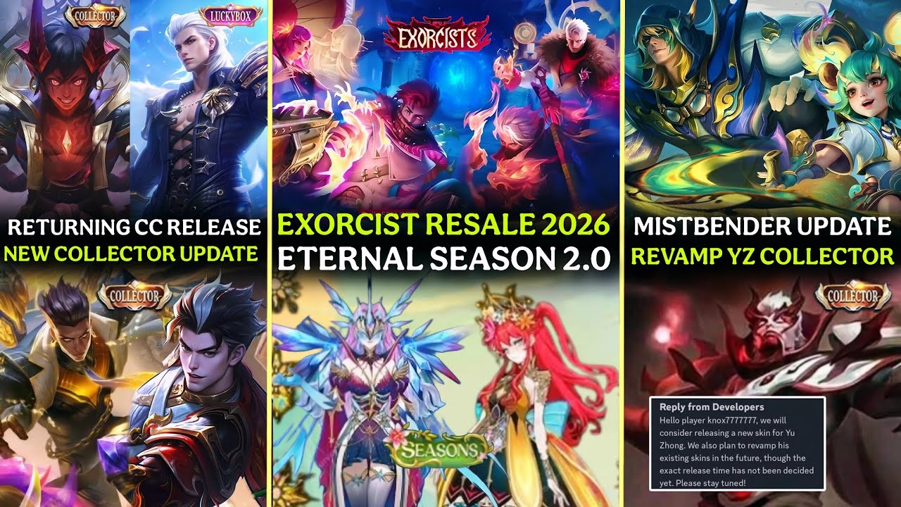 Eternal Seasons 2.0 | Exorcist Resale | Returning CC & LB Skins | New Collectors Release & more🔥