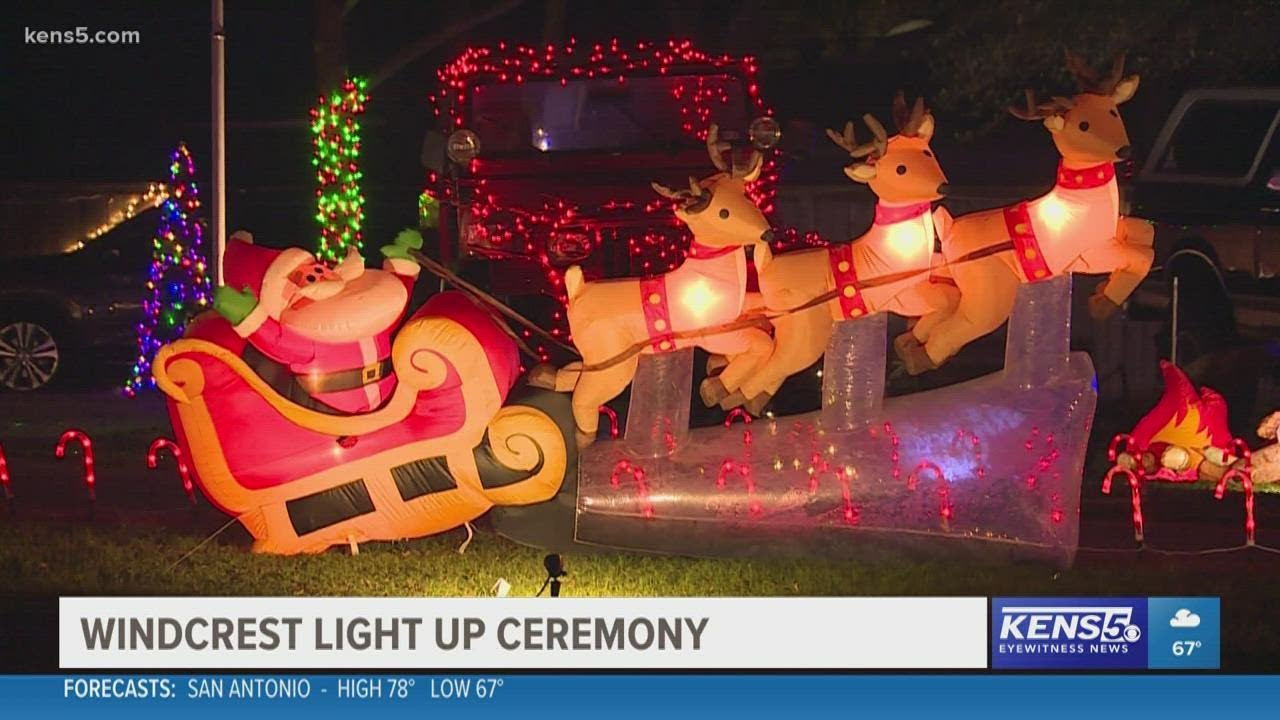 Windcrest 'Light Up' event kicks off merry and bright YouTube