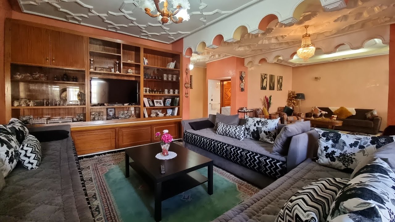 شقة من فيلا و كارصونية للبيع بفاس حي بدر حي محروس و هادئ APPARTEMENT À VENDRE À FÉS