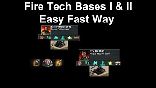 War Commander - Fire Tech Bases I & Ryu Kai (50) Easy Fast Way.