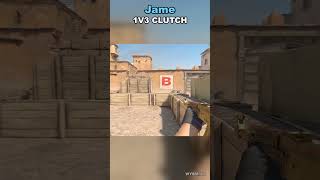 JAME IS AN ABSOLUTE MENACE DESTROYING LEGACY WITH INSANE 1V3 #shorts #cs2 #jame #parivision #legac