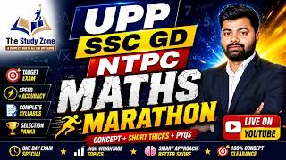 UPP SSC GD NTPC Maths Marathon | Concept + Short Tricks + PYQs | One Day Exam Special Ashfaq Sir