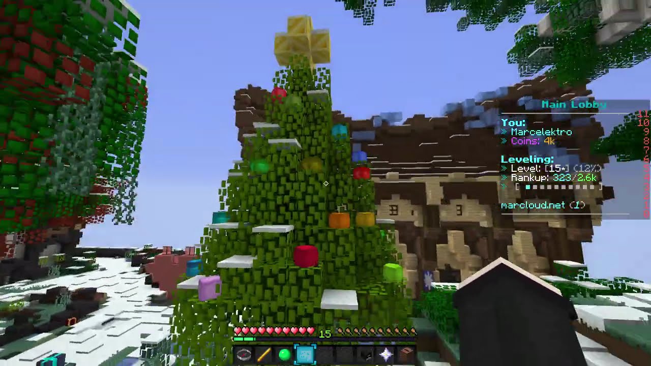 Animated Christmas Tree on marcloud.net lobby | Happy Thanksgiving 2025 ^_^
