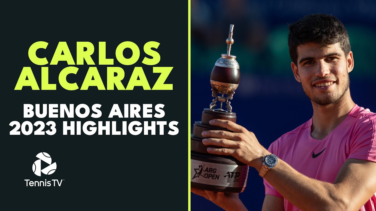 Back With A Bang! Carlos Alcaraz’s Highlights From Winning Week In Buenos Aires 🏆