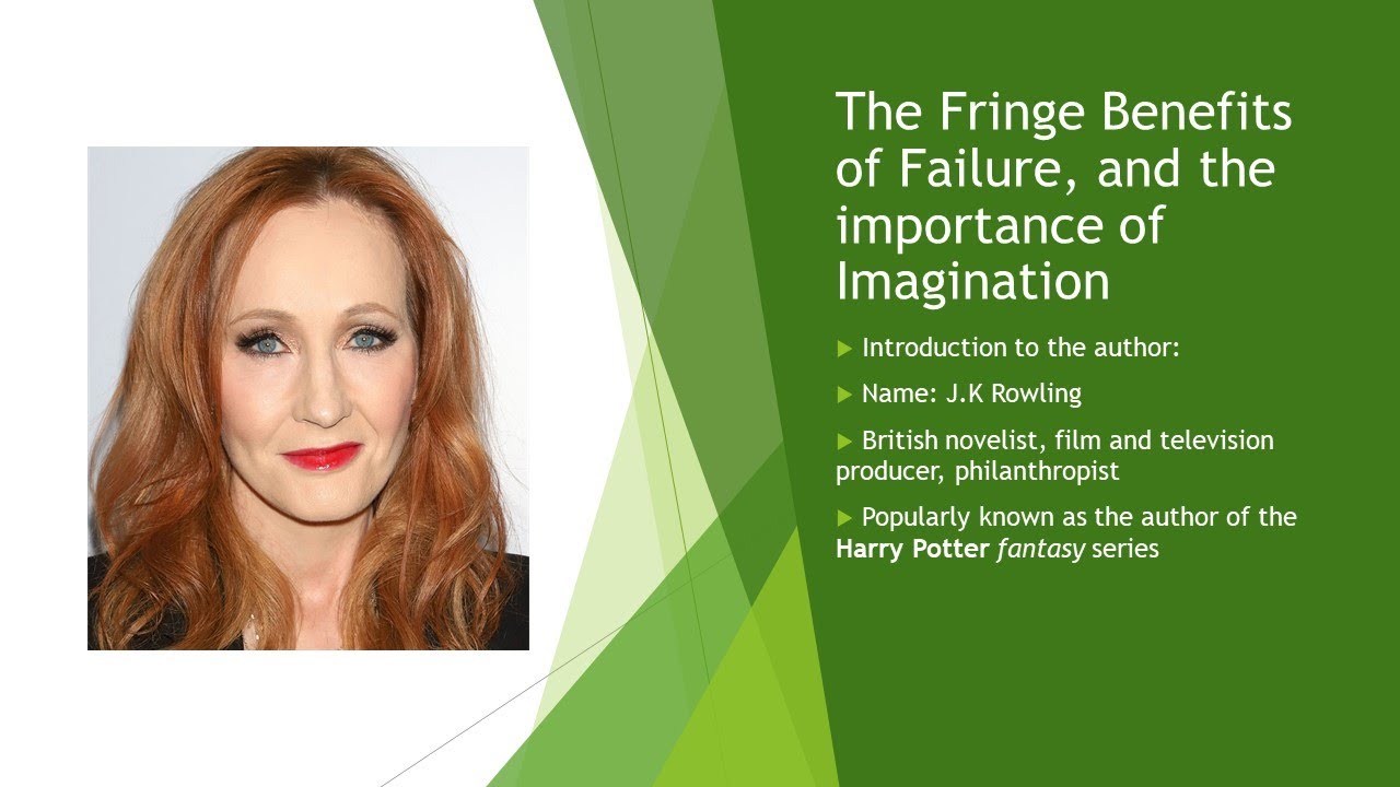 JK Rowling Harvard Speech - summary - YouTube