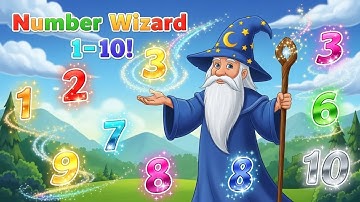 Magical Number Wizard 1–10 | Fun Counting Adventure for Kids